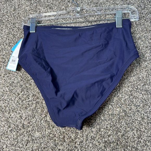 NWT DRAPER JAMES RSVP Side Shirred High-waisted Swim Bottoms Size XS - Picture 5 of 8